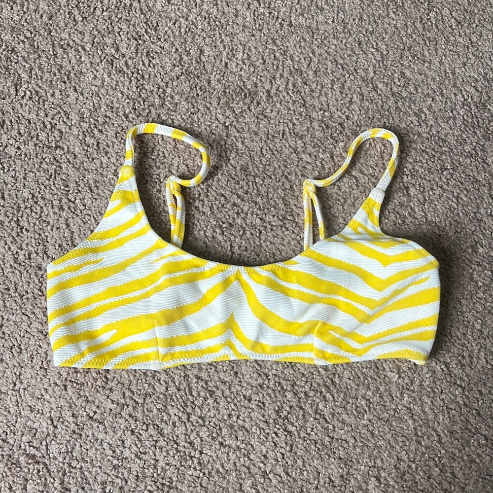 Triangl Yellow Bikini Top